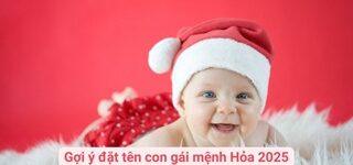 Gợi ý đặt tên con gái mệnh Hỏa 2025 hay và hợp phong thủy
